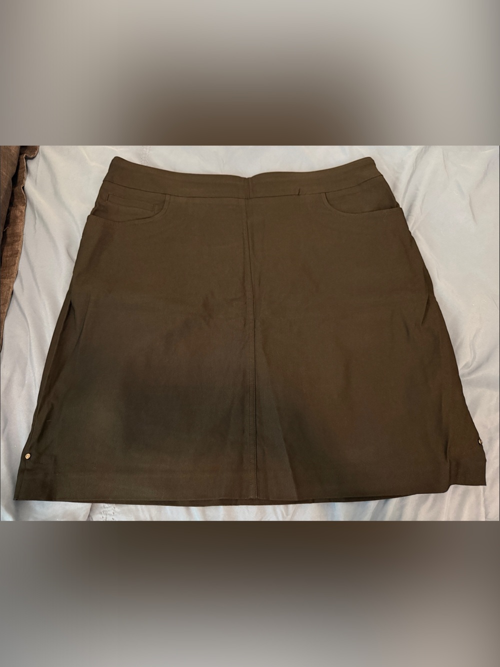 Hilary Radley Black Pull-On Skort